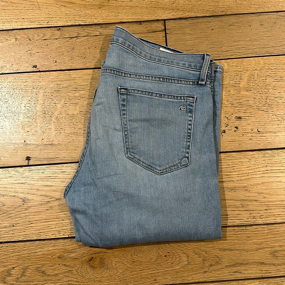 Rag & Bone Light Wash Denim Men’s - Size 33, Fit 1, Extra Slim